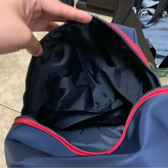NWT Tommy Hilfiger Nylon Red White & Blue Backpack - Picture 5 of 8